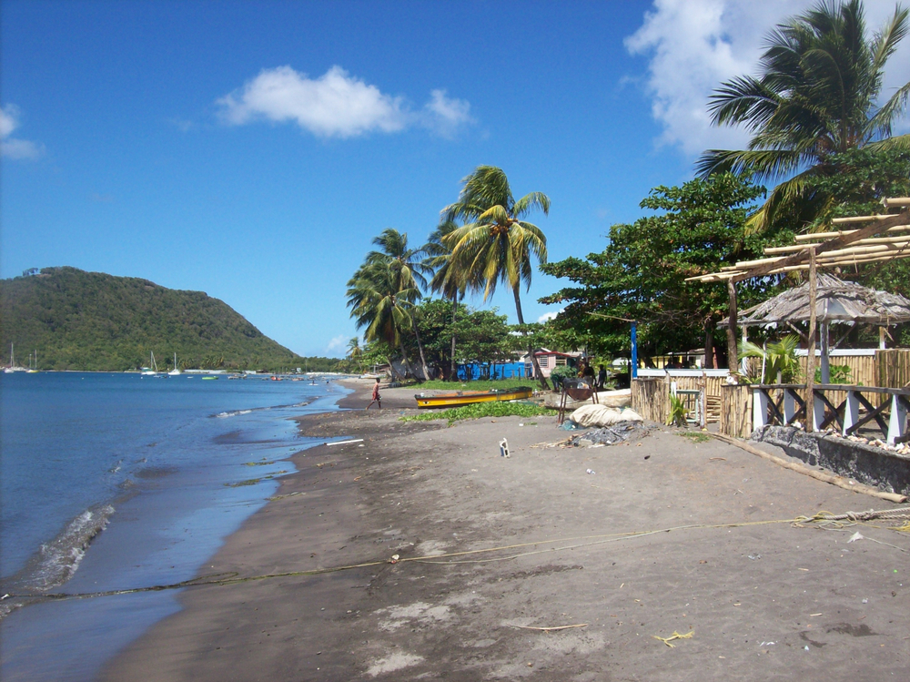 Caribbean, Dominica island beach, Portsmouth city