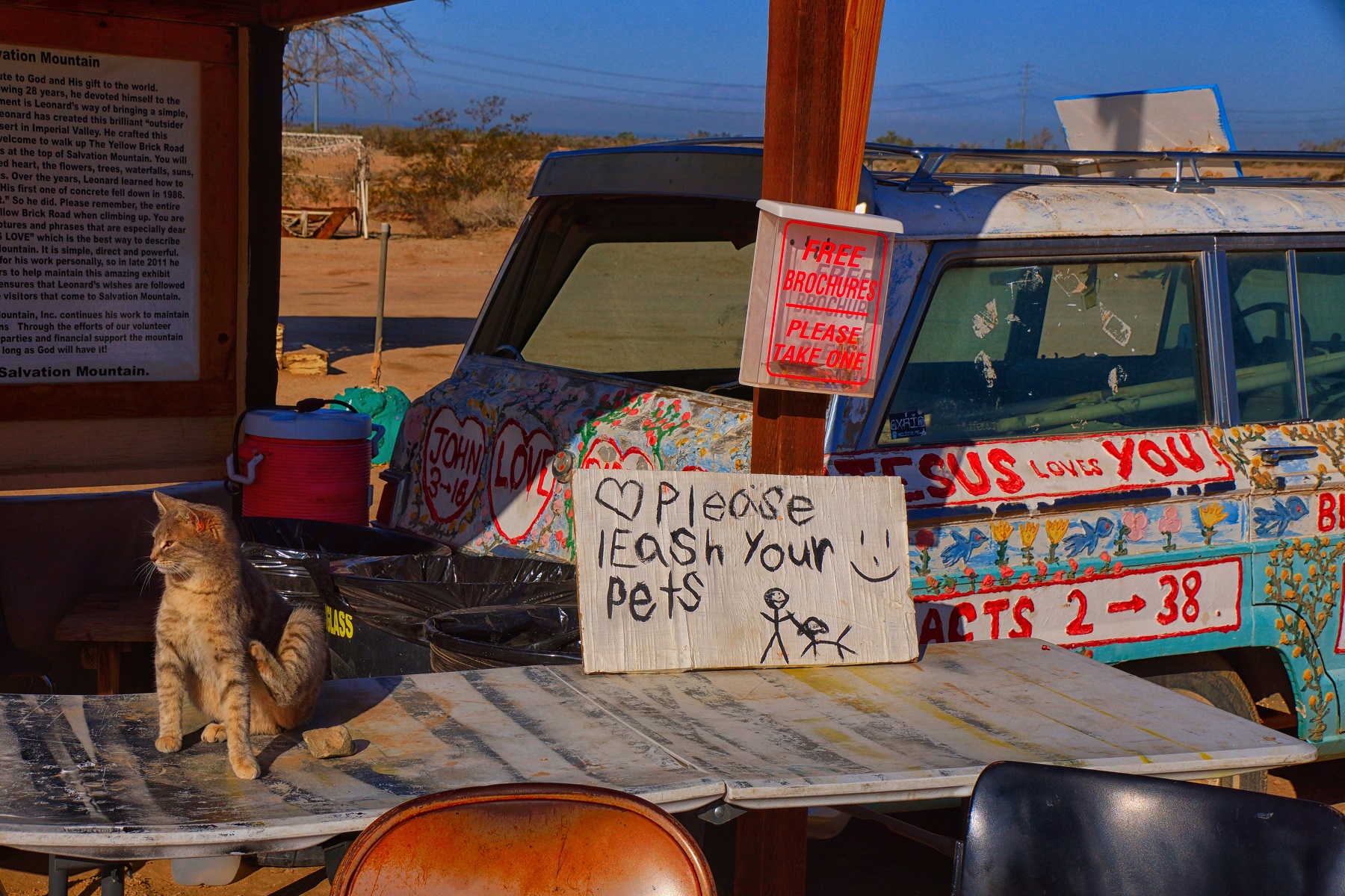 Slab City, California, USA, March 2015.