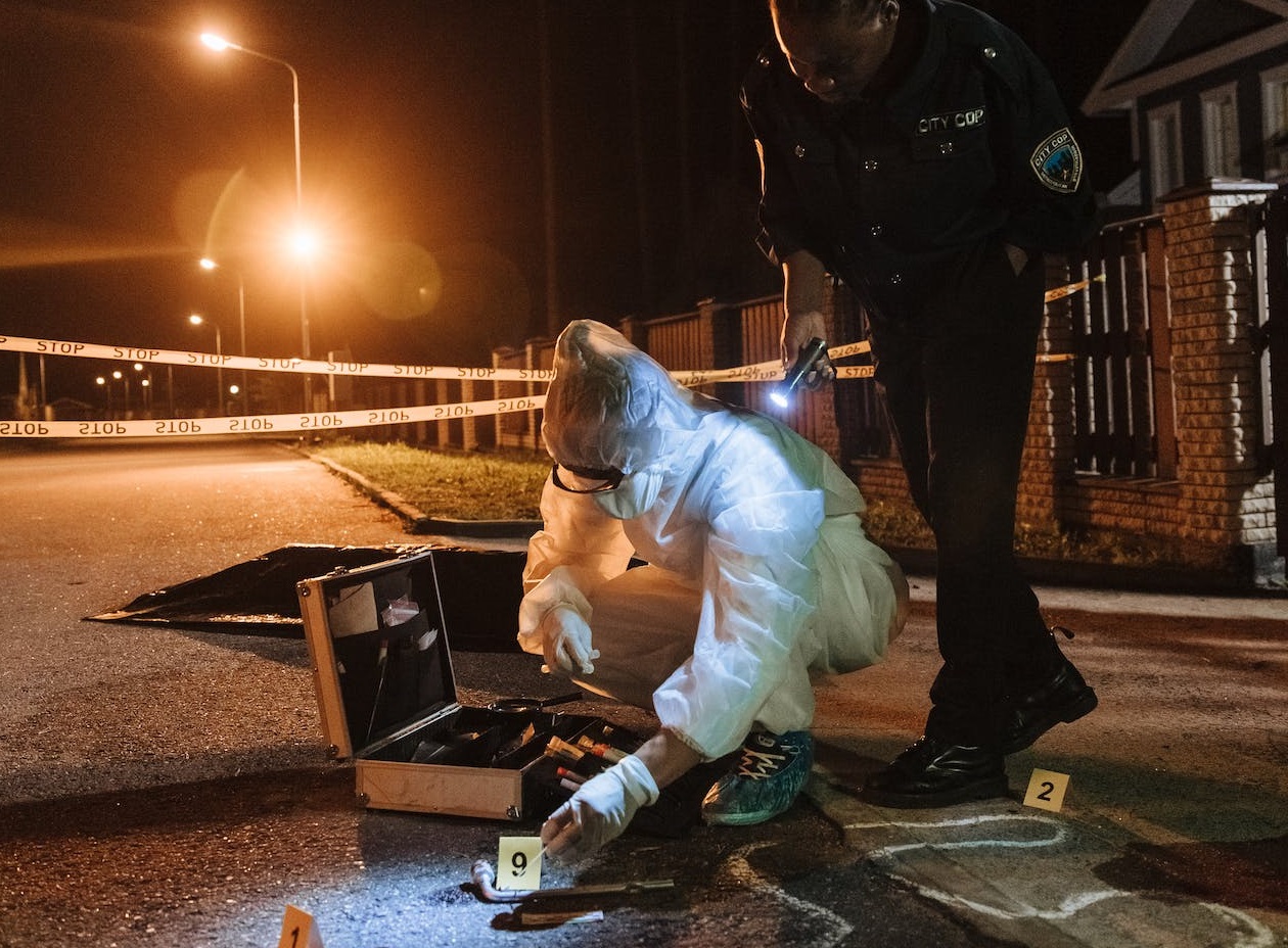 Investigators at scene