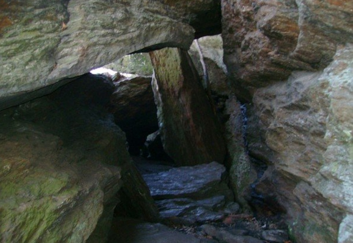 Inside the Leatherman Cave in Watertown - 2007