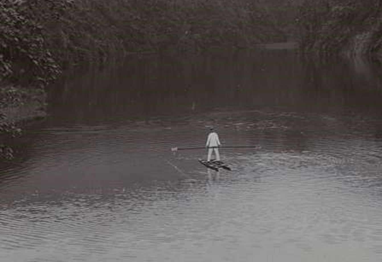 Man on the raft - 1910