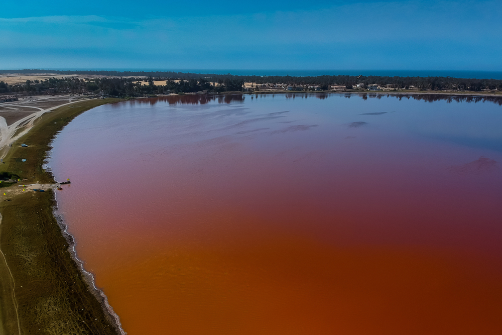 Lake Retba in Senegal