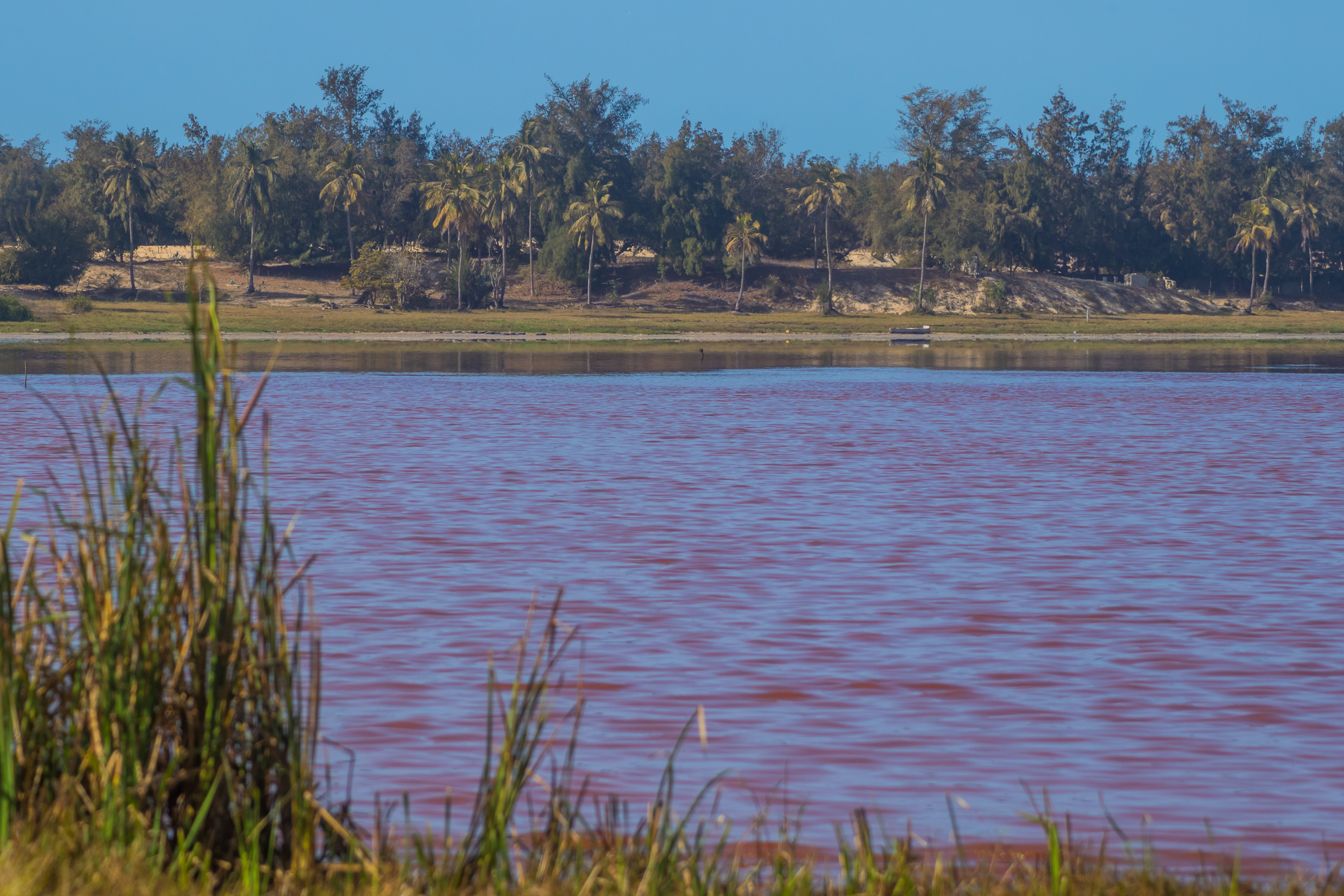 Lake Retba in Senegal