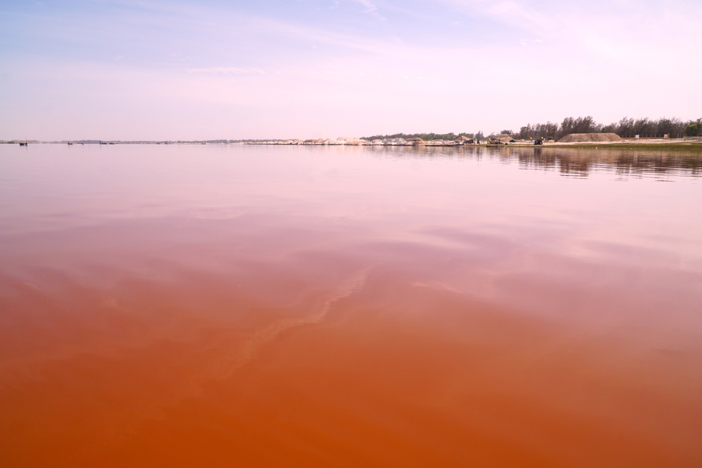 Lake Retba in Senegal