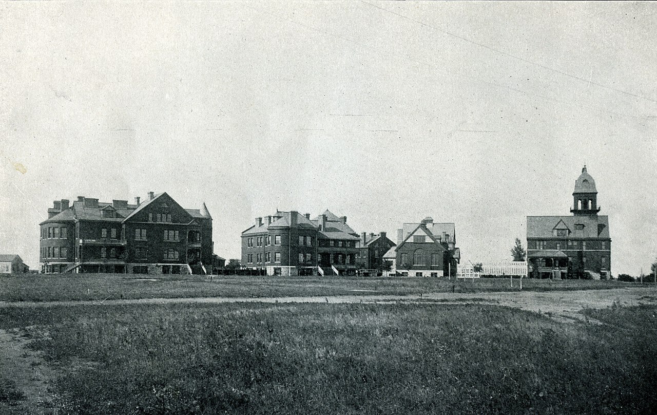 State Insane Hospital, Jamestown, N.D., circa 1895-1901