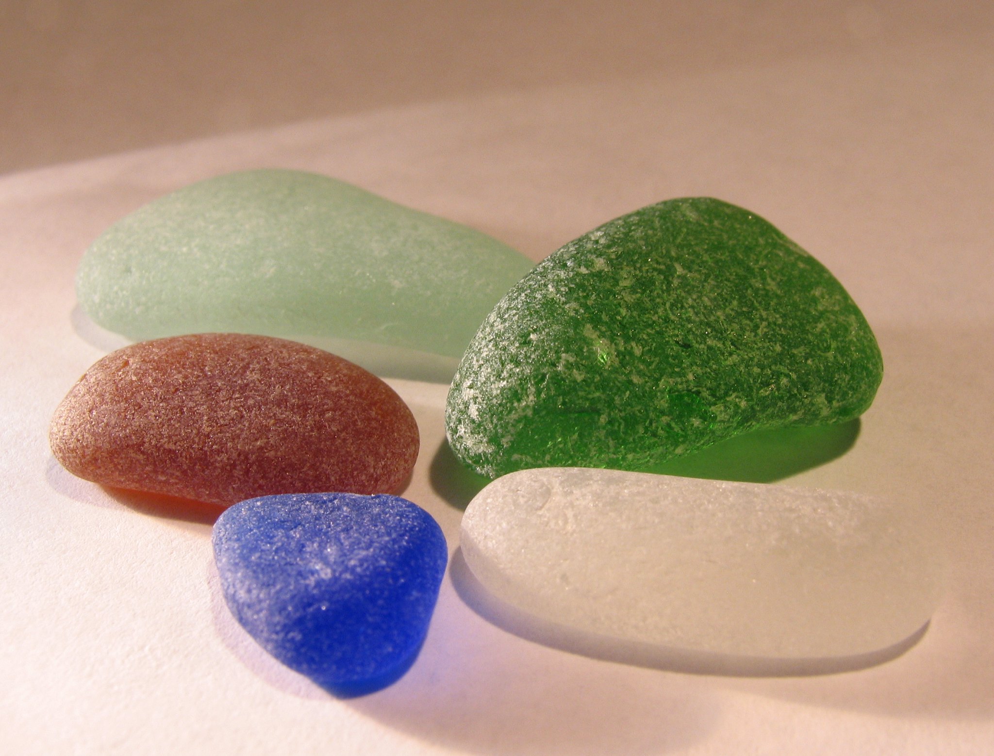 beach glass found on Lake Erie