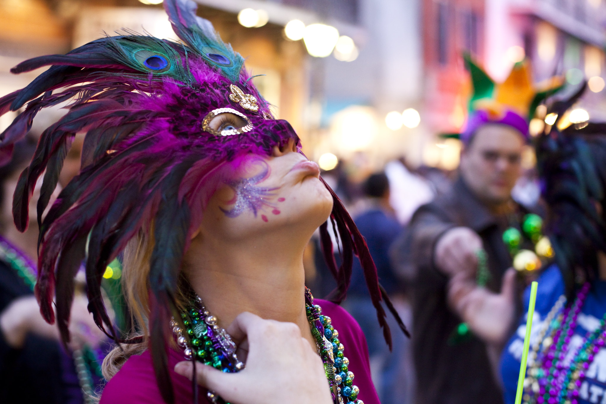 Woman at Mardi Gras Celebration - 2019
