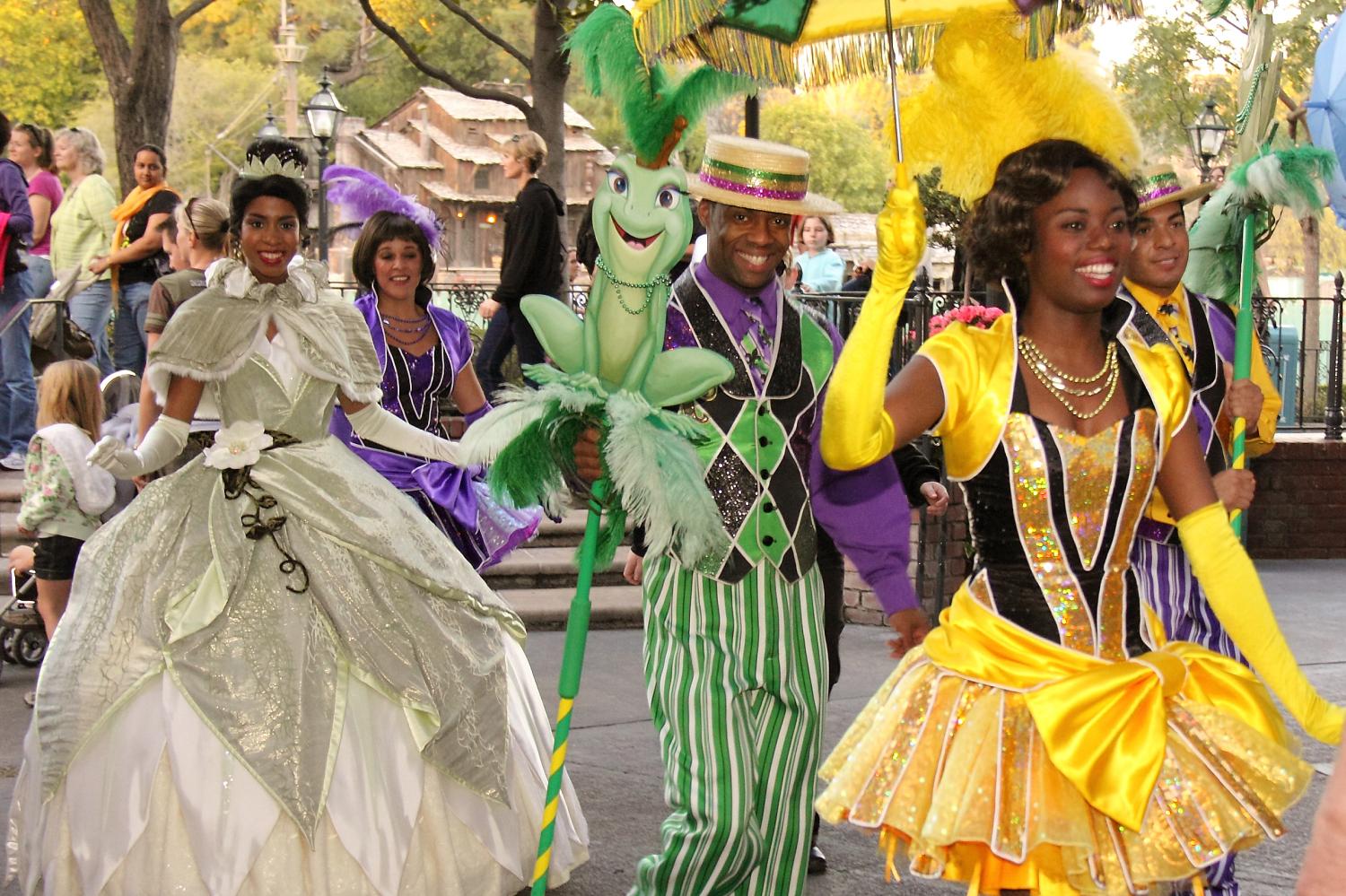 Tiana's Mardi Gras Celebration: Princess Tiana and Mardi Gras Dancers - 2010