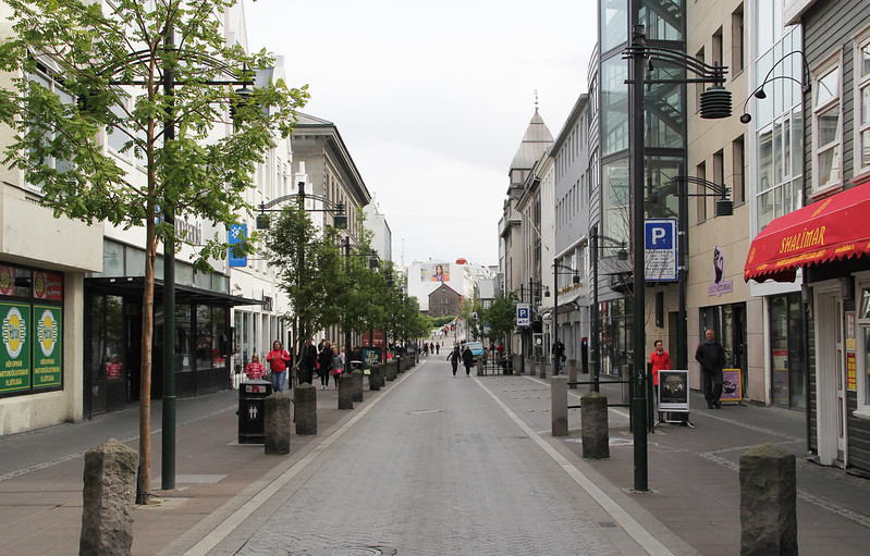 Austurstraeti Street, City Center, Reykjavik, Iceland
