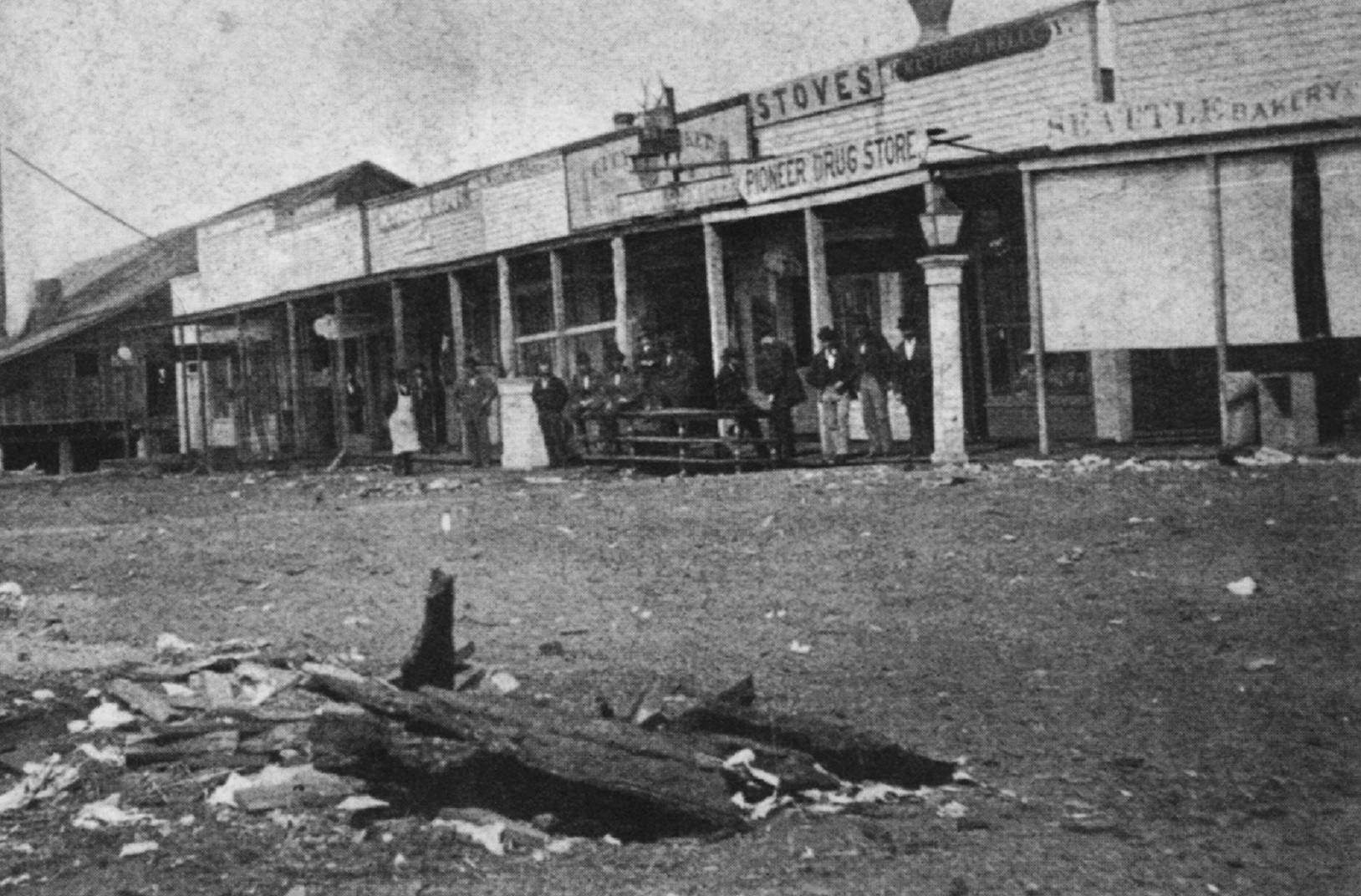 Original Skid Road Seattle - 1874