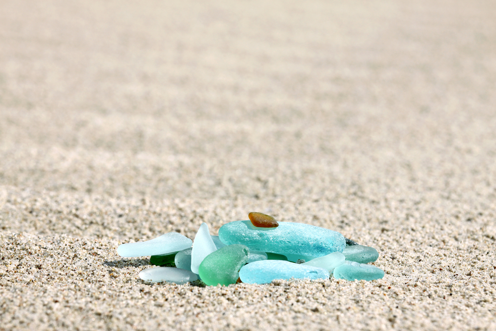 sea glass pebbles