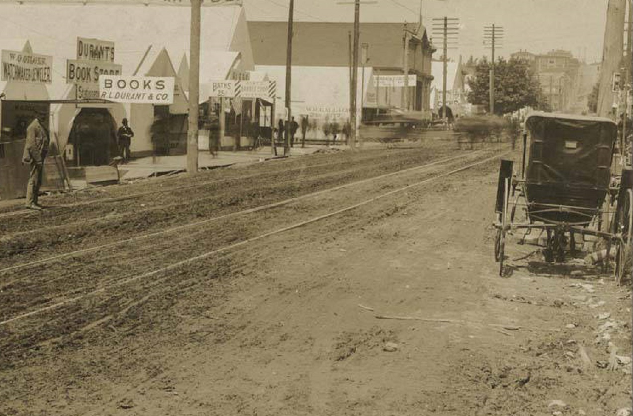 Tents At Second Ave And Madison St After Great Fire, July 1899