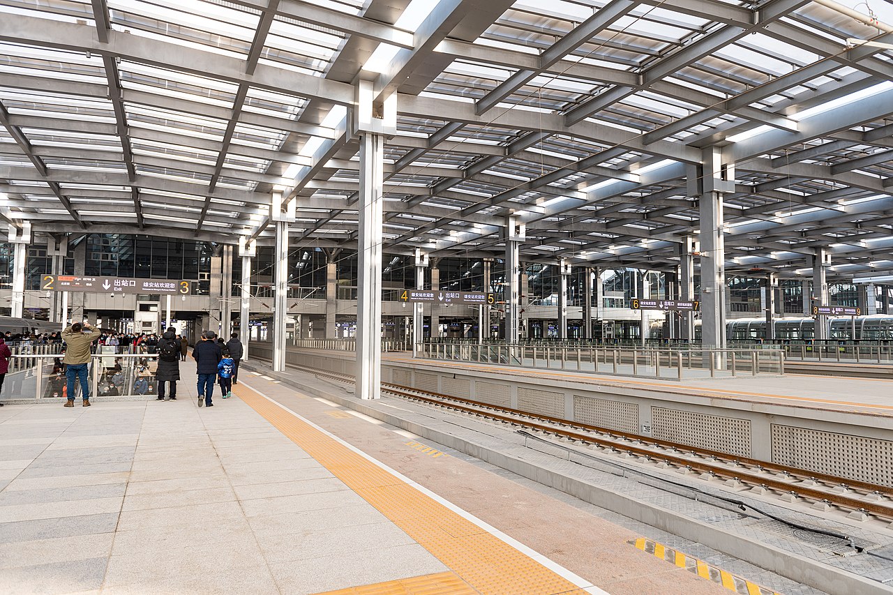 Platforms Of Xiongan Railway Station