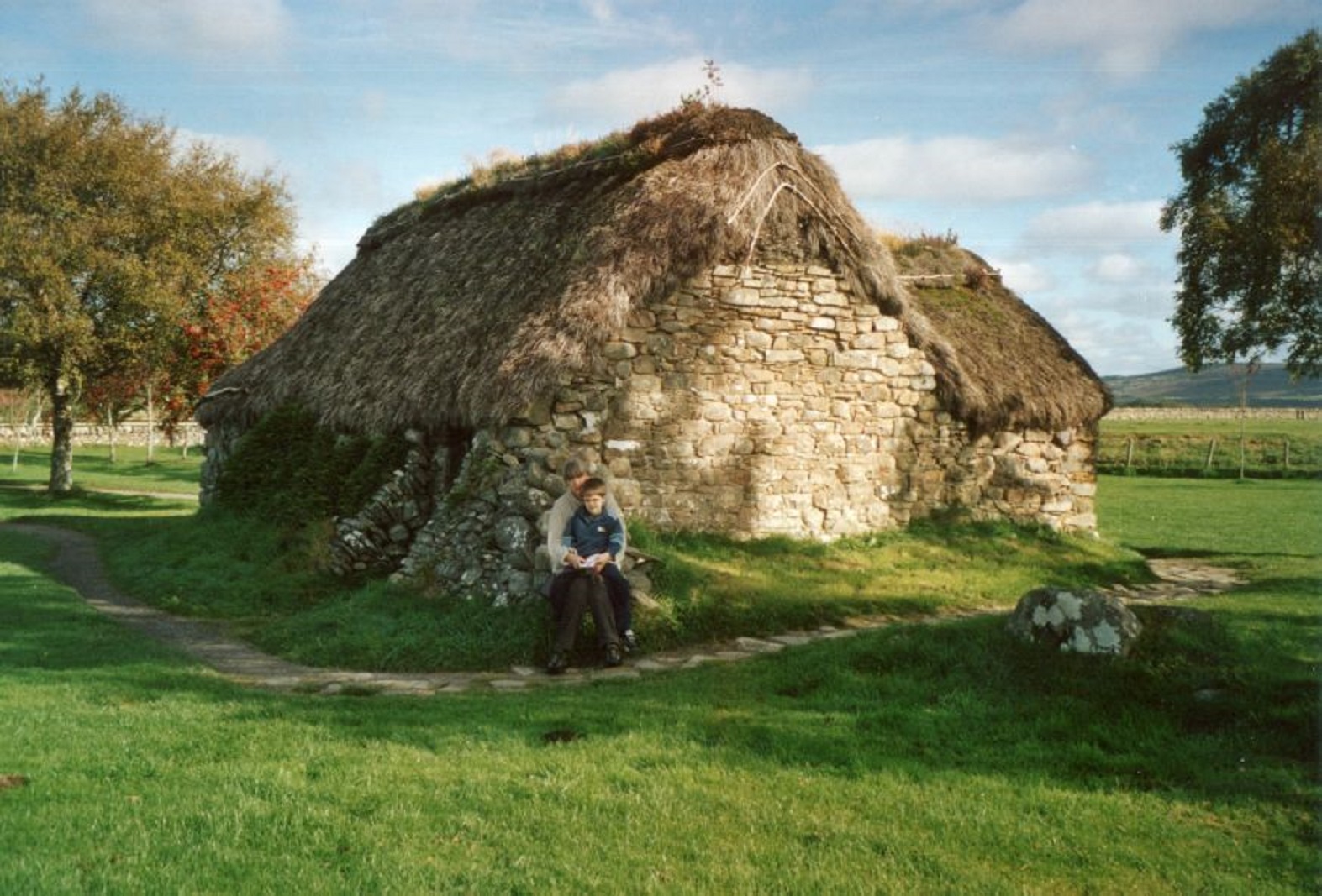 Cottage at the Culloden battlefield. - 2008