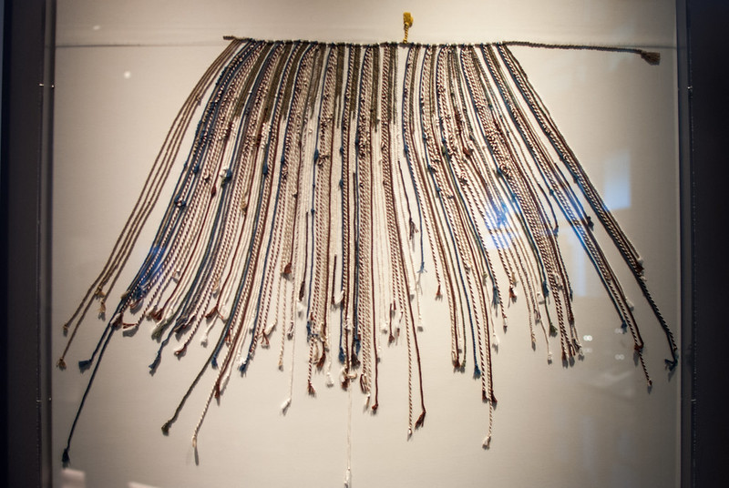 An Inca quipu, from the Larco Museum in Lima