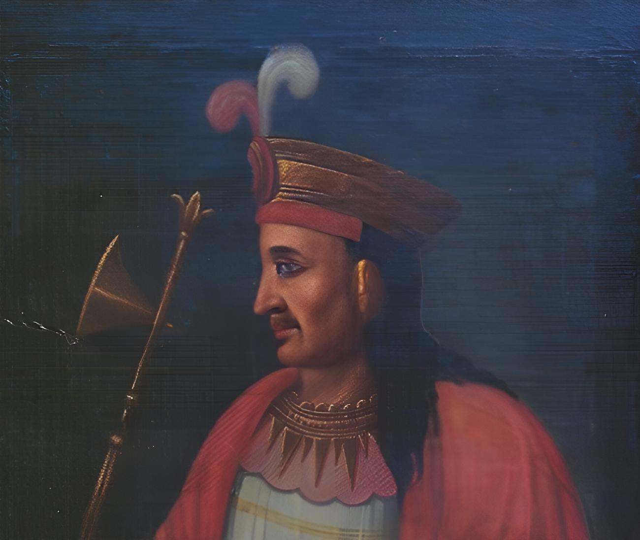 Painting of Ninth Inca Pachacútec
