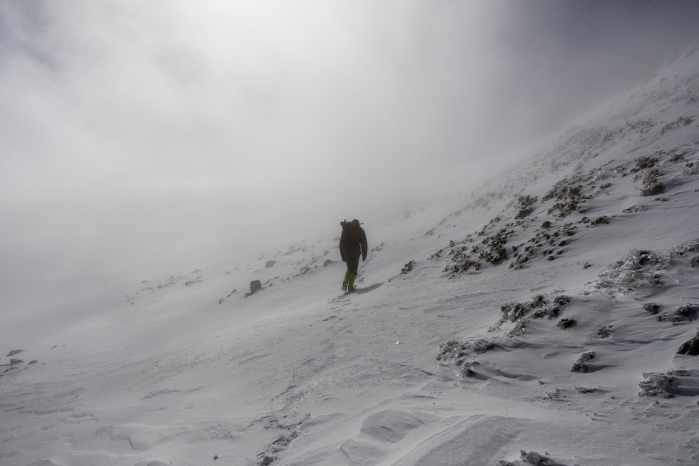 Hiking to the top of Mount San Antonio, California