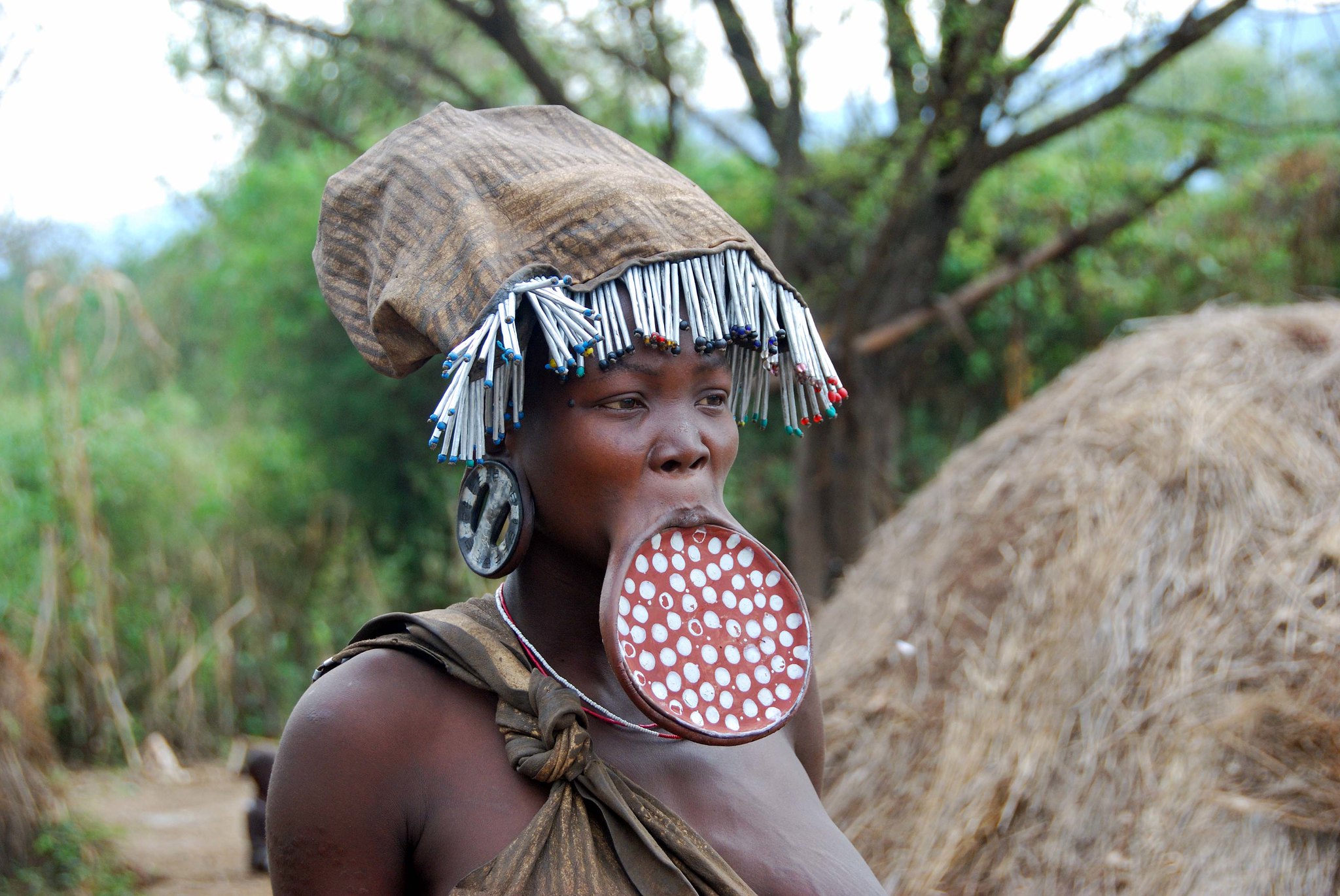 Mursi woman