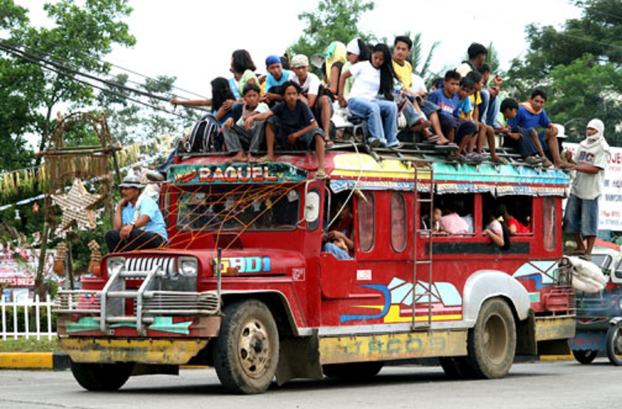 An overloaded Jeepney in southern Philippines - 2007