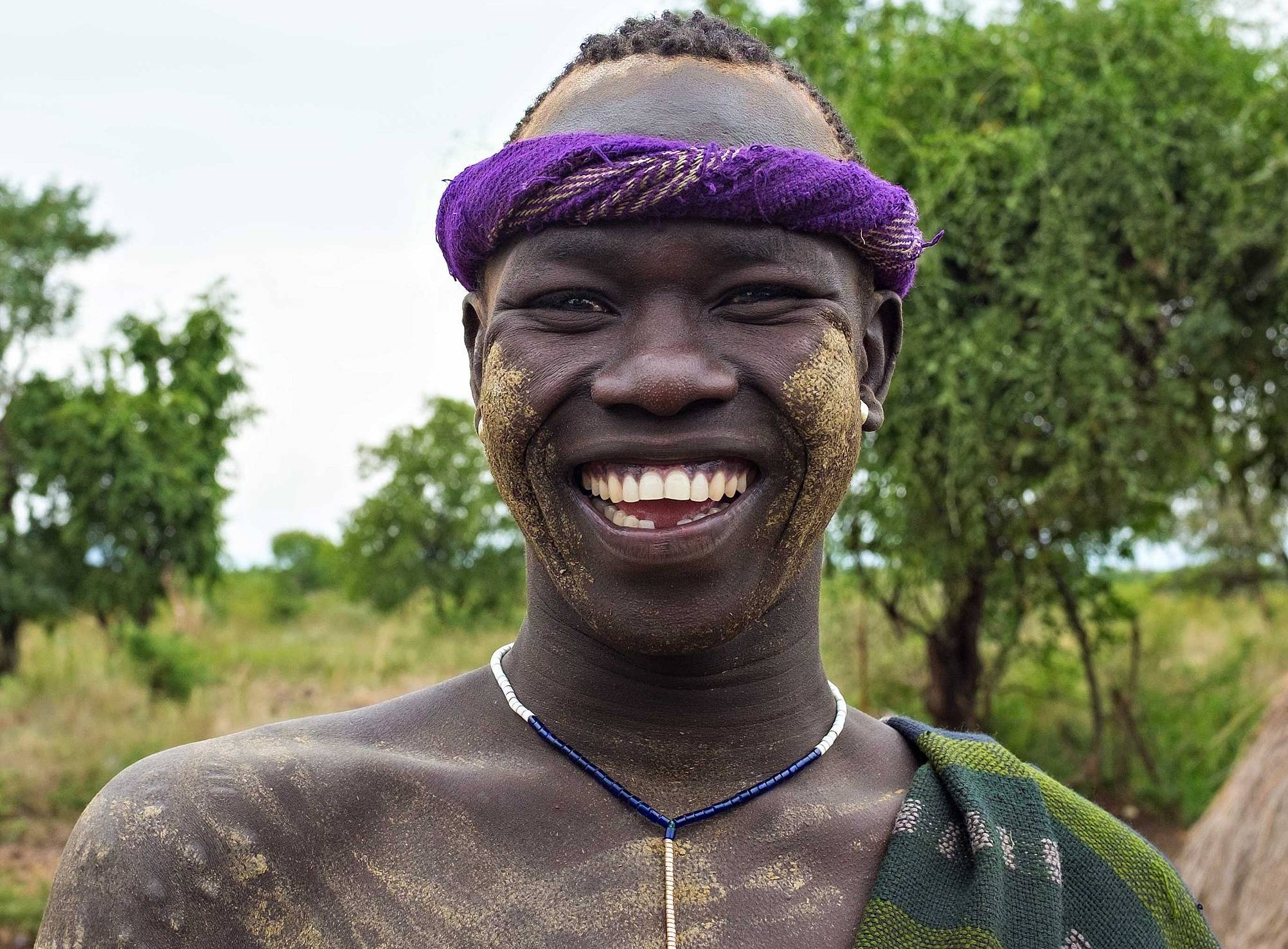 Happy Mursi Warrior