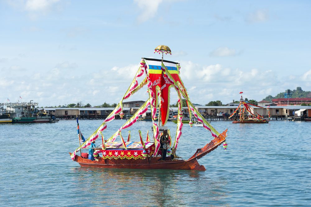 Traditional Bajau's boat called Lepa Lepa