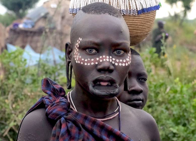 Woman And Lip Plate, Mursi Tribe, Ethiopia