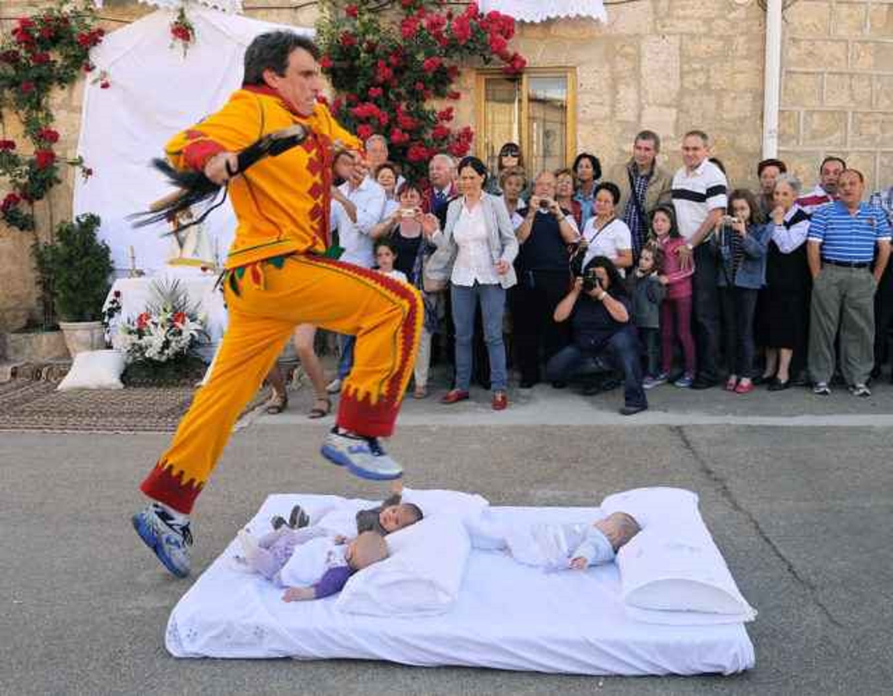El Colacho Baby Jumping Festival, Spain - 2017