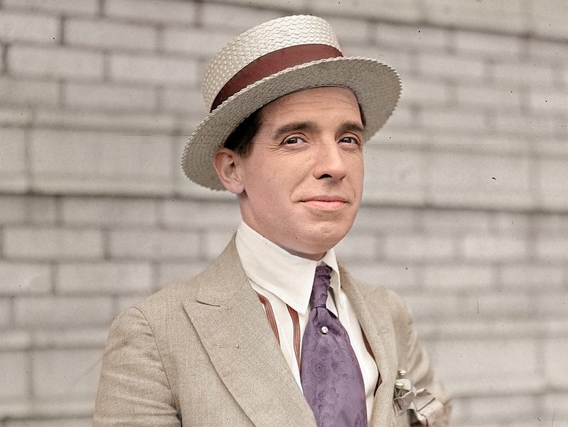 Portrait Photo of Charles Ponzi  swindler and con artist who operated in the U.S. and Canada.