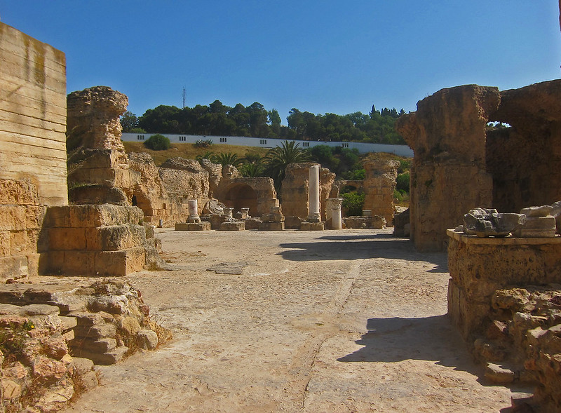 The Ruins of the Antonine Baths - Carthage, Tunisia