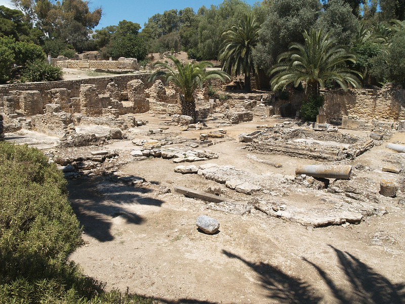 Area of Punic Necropolis and Roman Baths at Carthage
