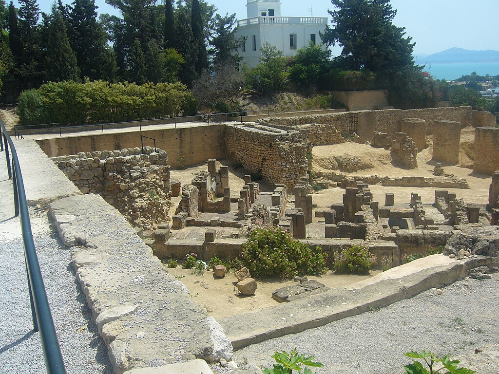 Ruins of the house in Carthage National Museum