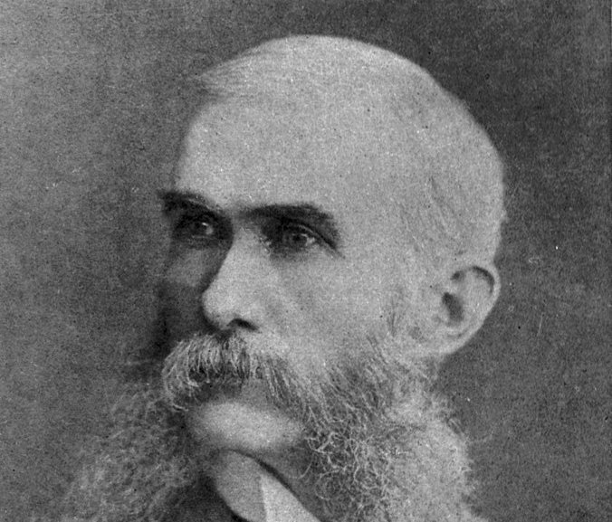 Grayscale Portrait Photo of James Addison Peralta-Reavis