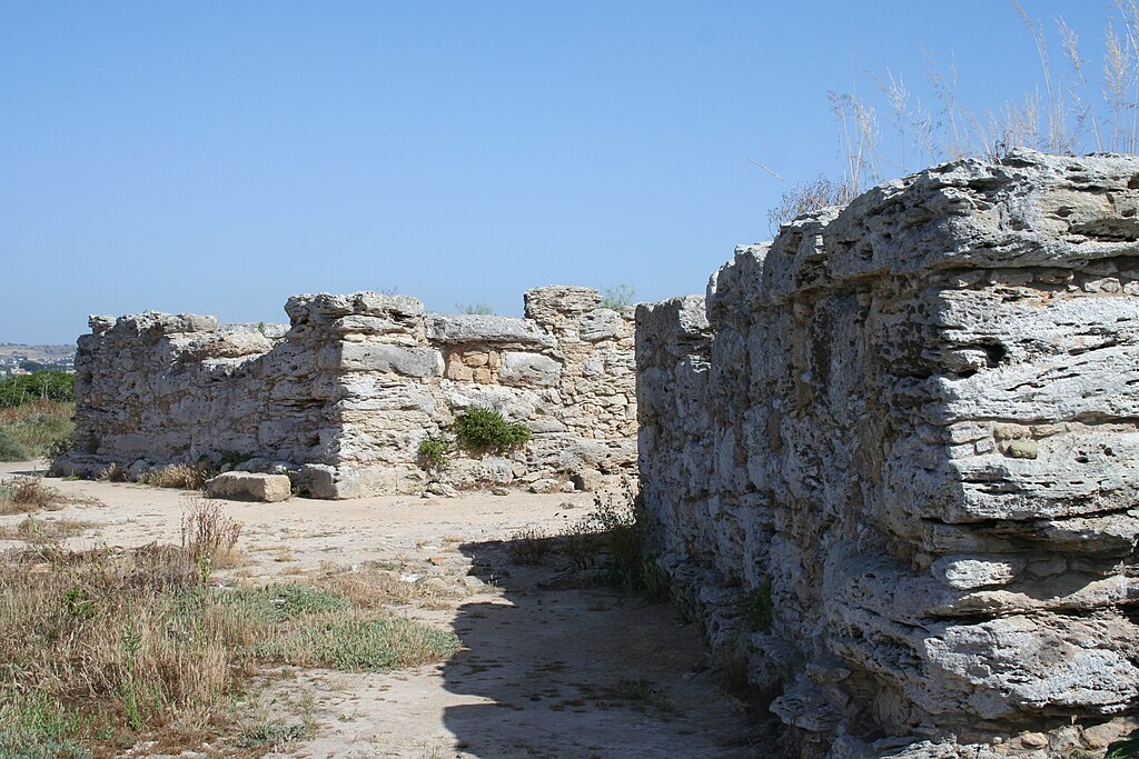 Ruins of the ancient Phoenician city of Motya