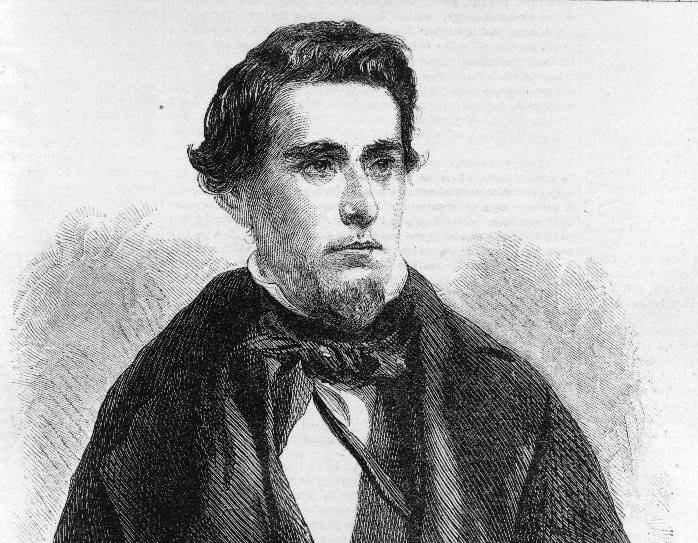 Woodcut from an ambrotype photograph of Parker H. French