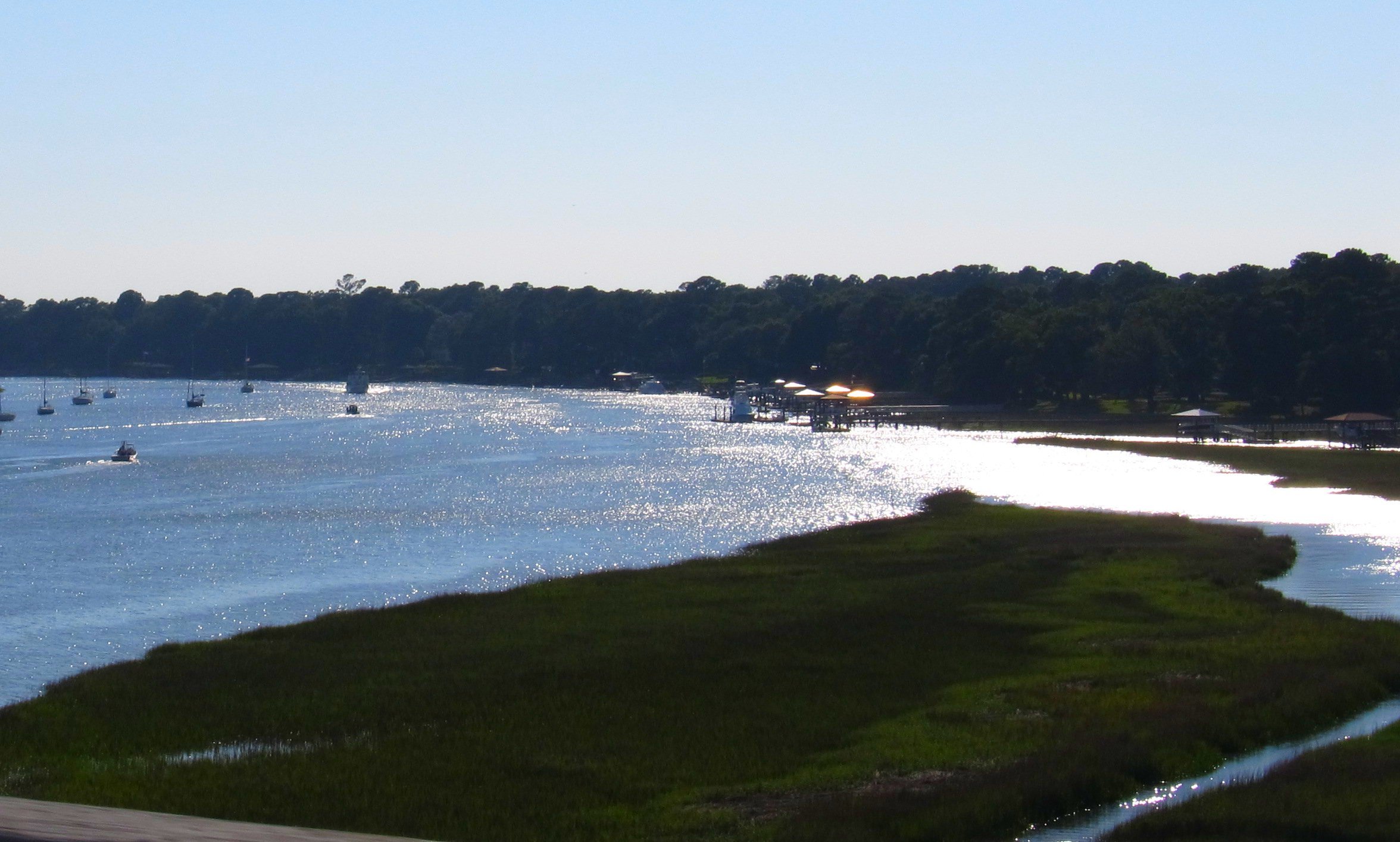 Broad Creek from Cross-Island Parkway, Hilton Head Island, South Carolina
