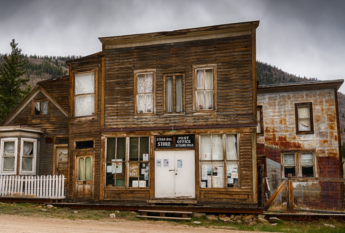 St. Elmo ghost town buildings - 2016