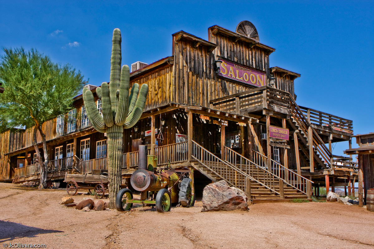 Goldfield Ghost Town, near Superstition Mountain, Phoenix Arizona. - 2008