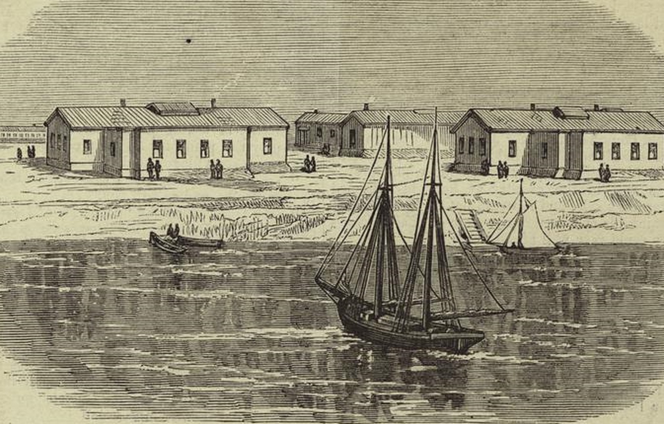 Convalescent Hospital On Hart Island - 1877