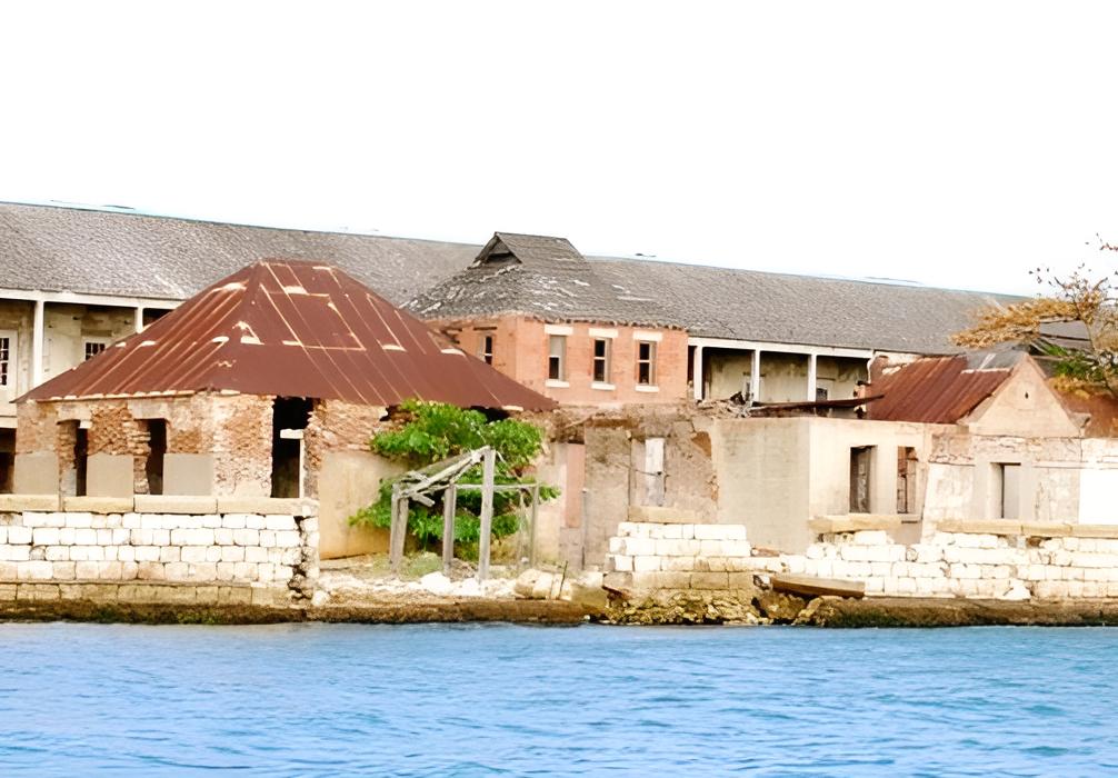 Remains of the Naval Hospital, rebuilt 1818 by Edward Holl