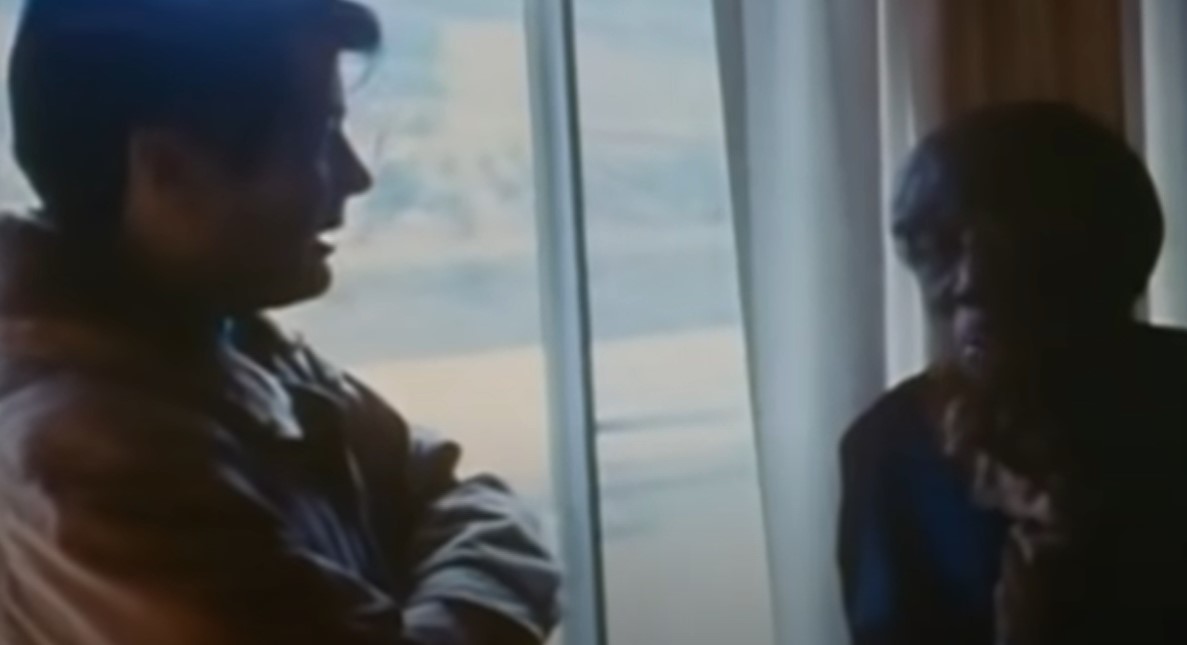 Jim Jones and a woman