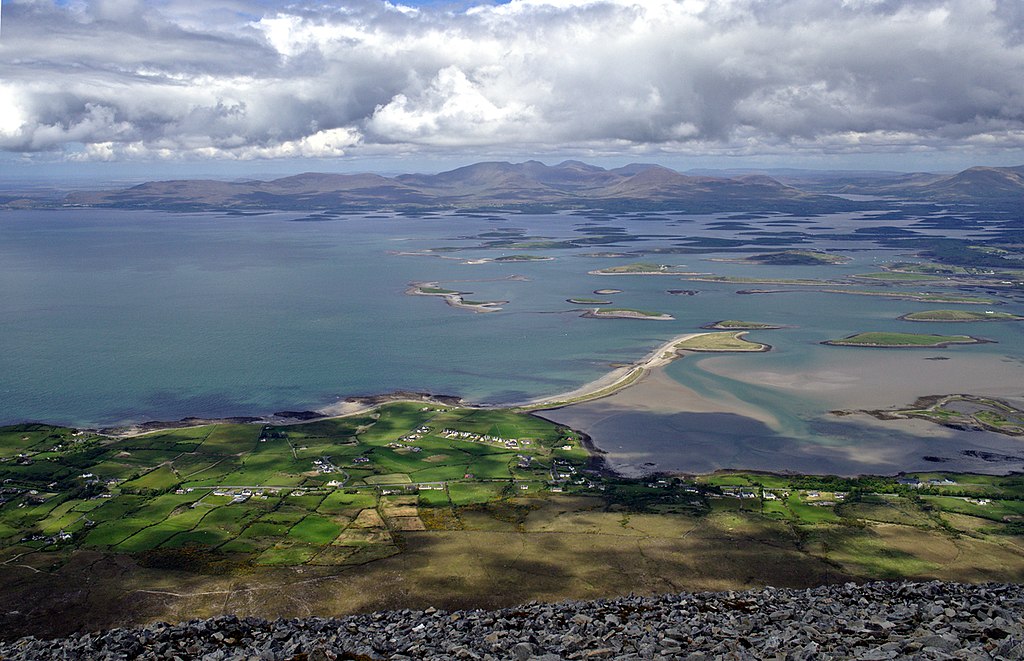 Aerial Photo of Clew Bay from the south