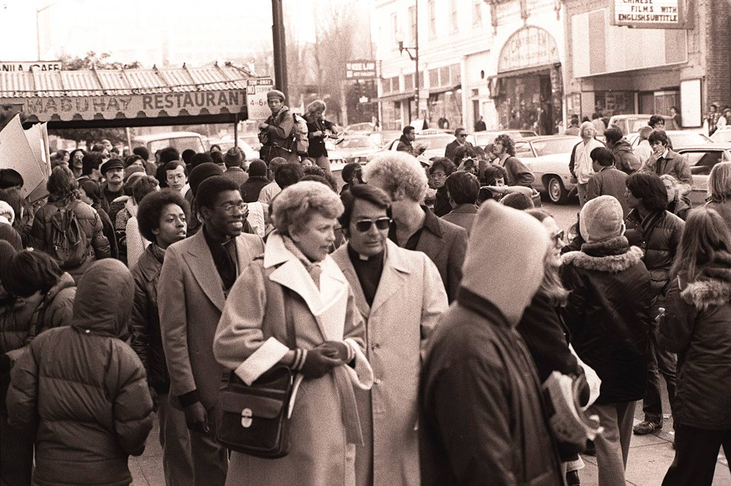Jim Jones At A Protest