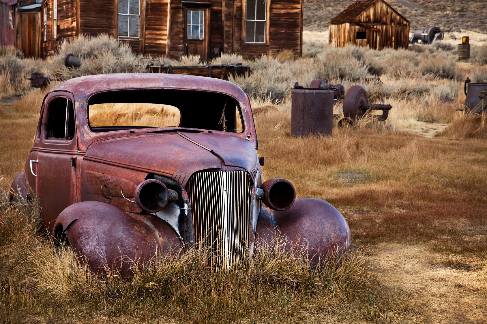 Abandoned Car - Bodie Ghost Town, California