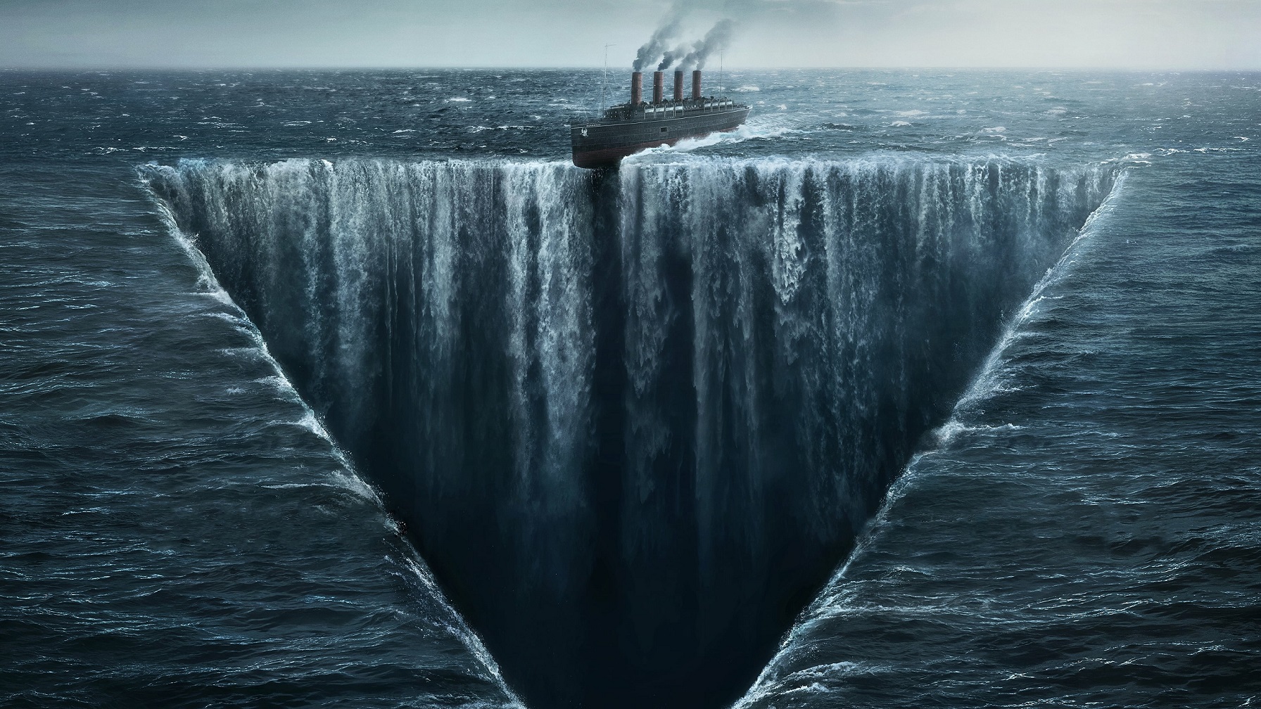 A picture that shows the mystery and allure, The Bermuda Triangle.