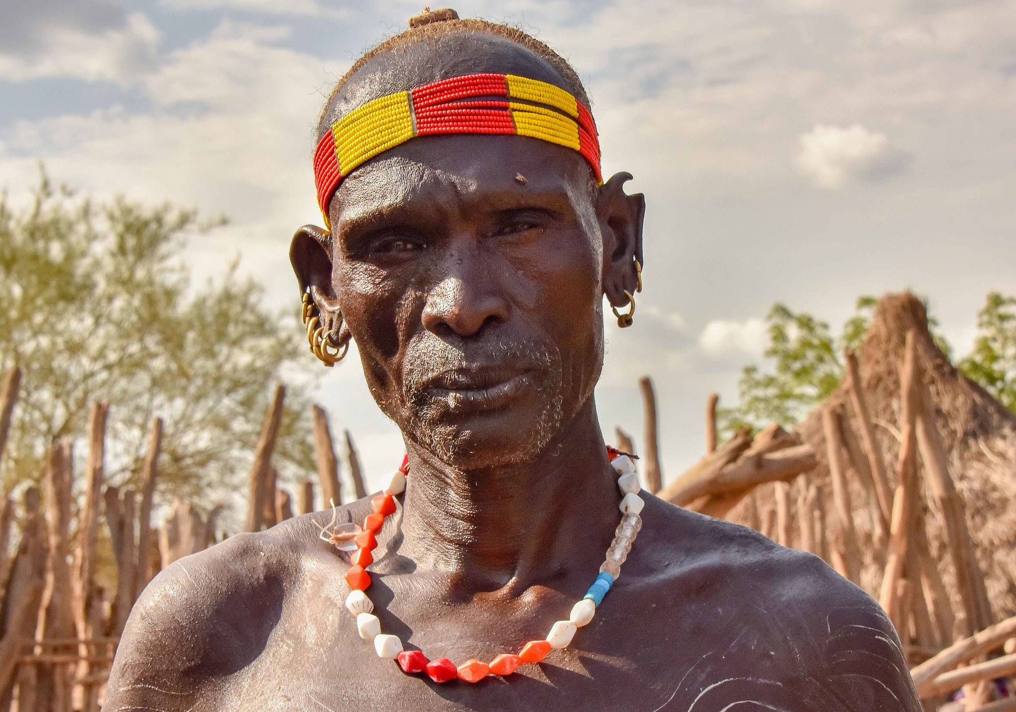 Karo Warrior, Ethiopia