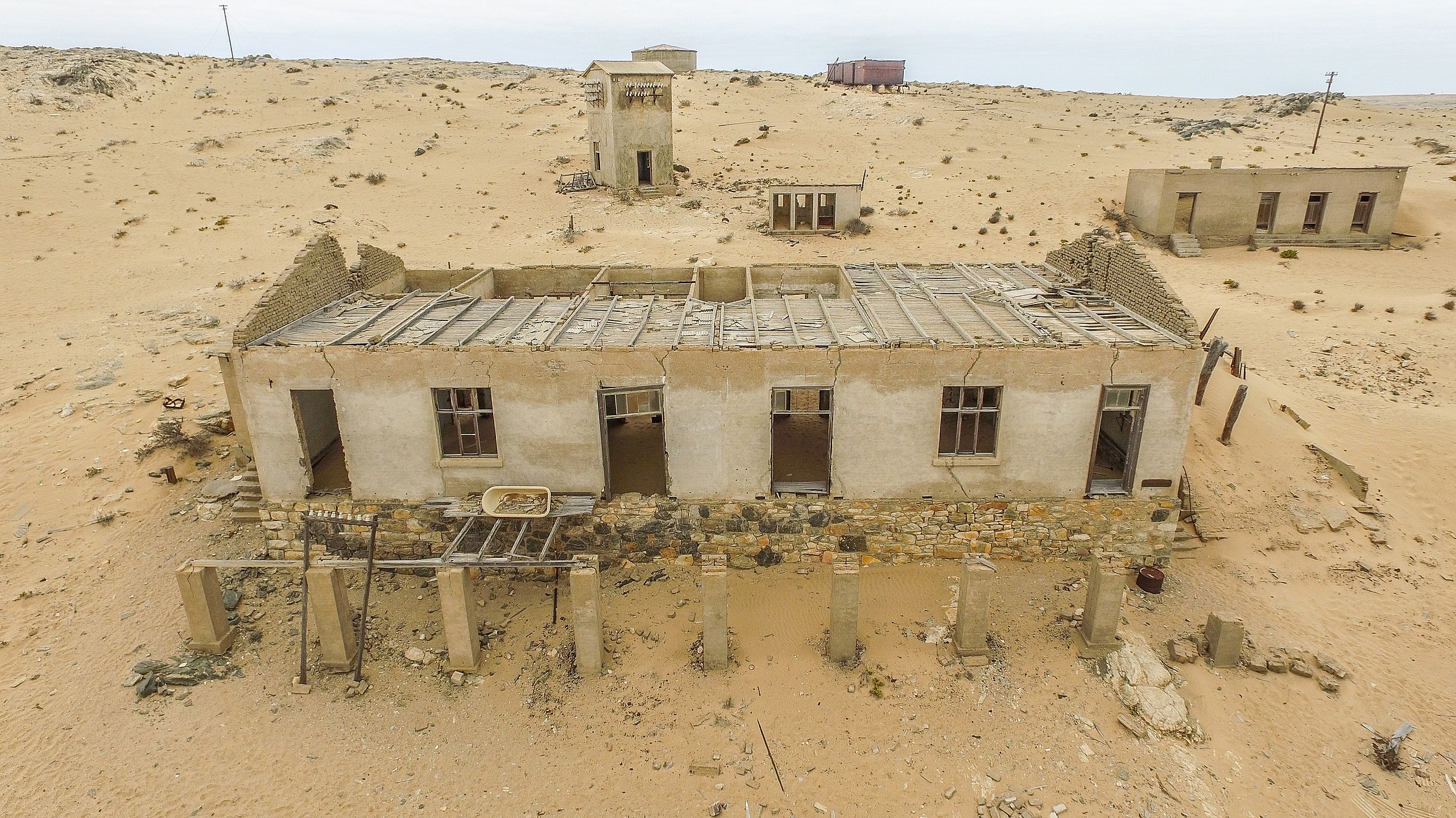 Kolmanskop Ghost Town Buildings Abandoned - 2016