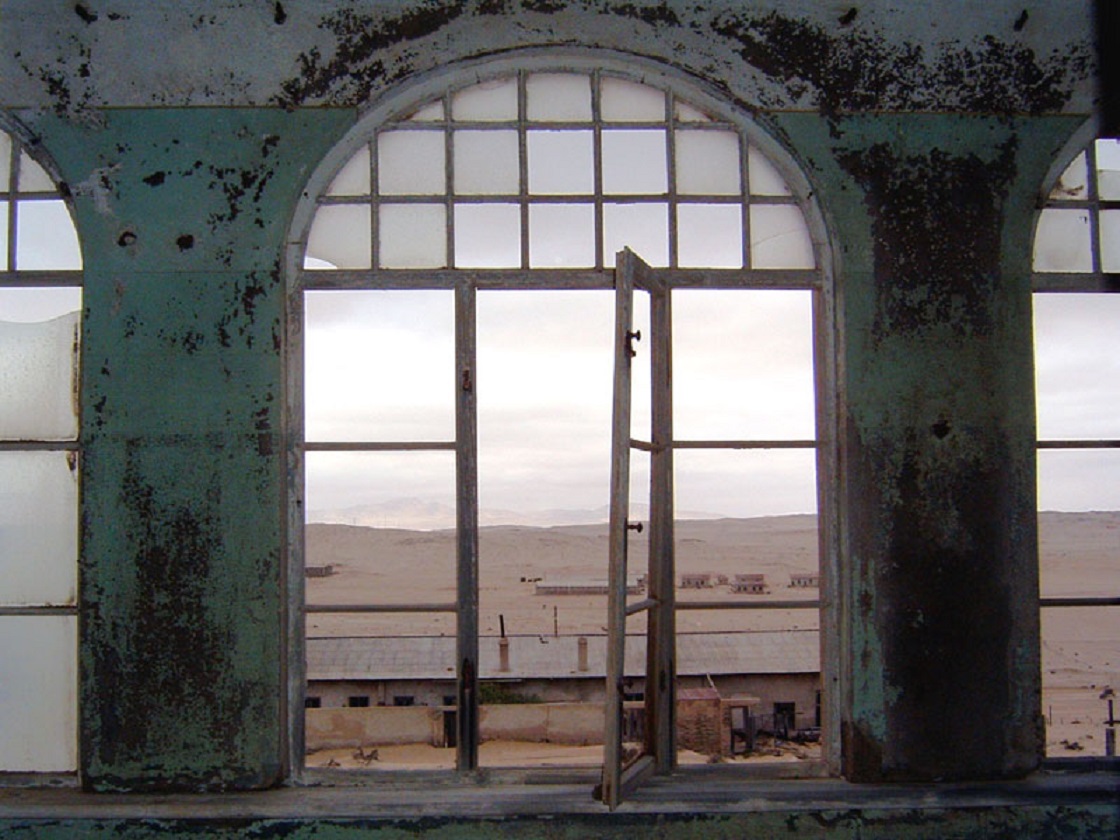 Kolmanskop developed after the discovery of diamonds in the area - 2023