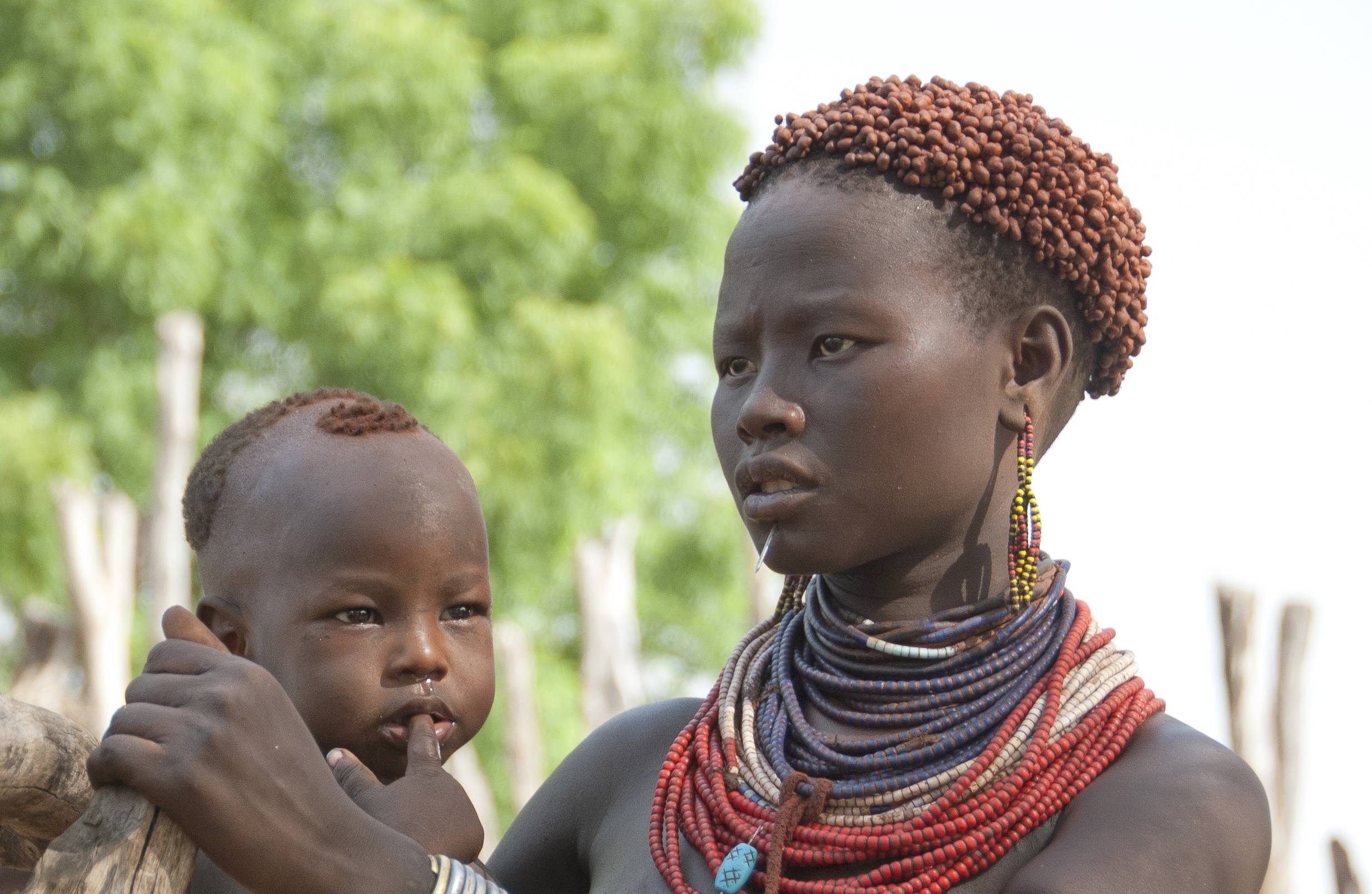 Portrait of unidentified Karo woman