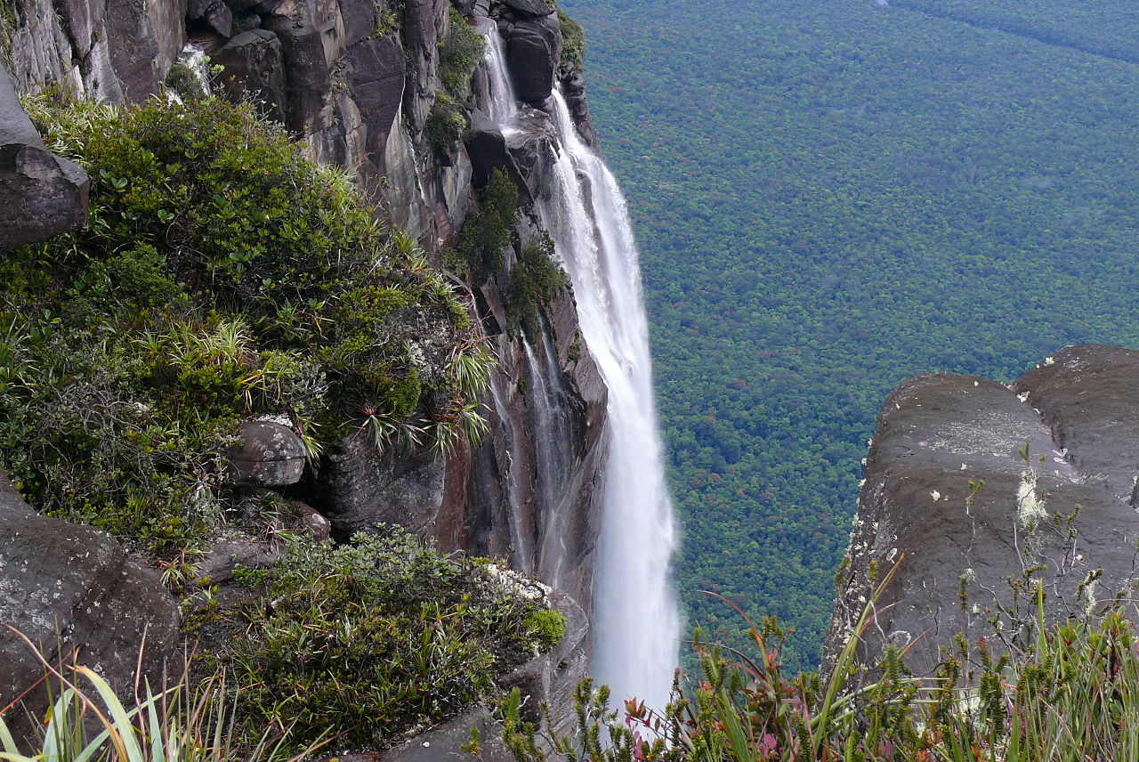 Salto Angel from above, Auyantepuy, Venezuela - 2009