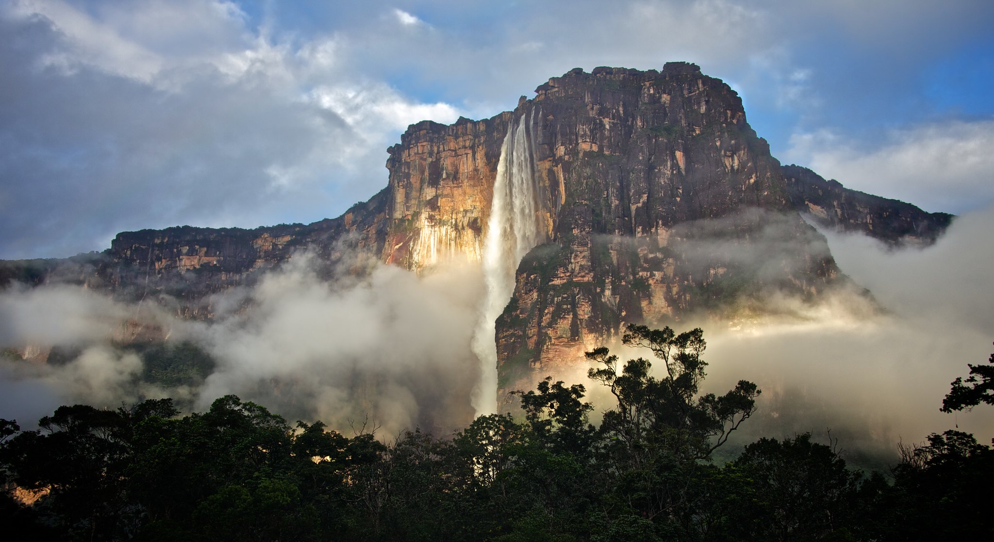 Angel Falls, Venezuela, and the early morning - 2010